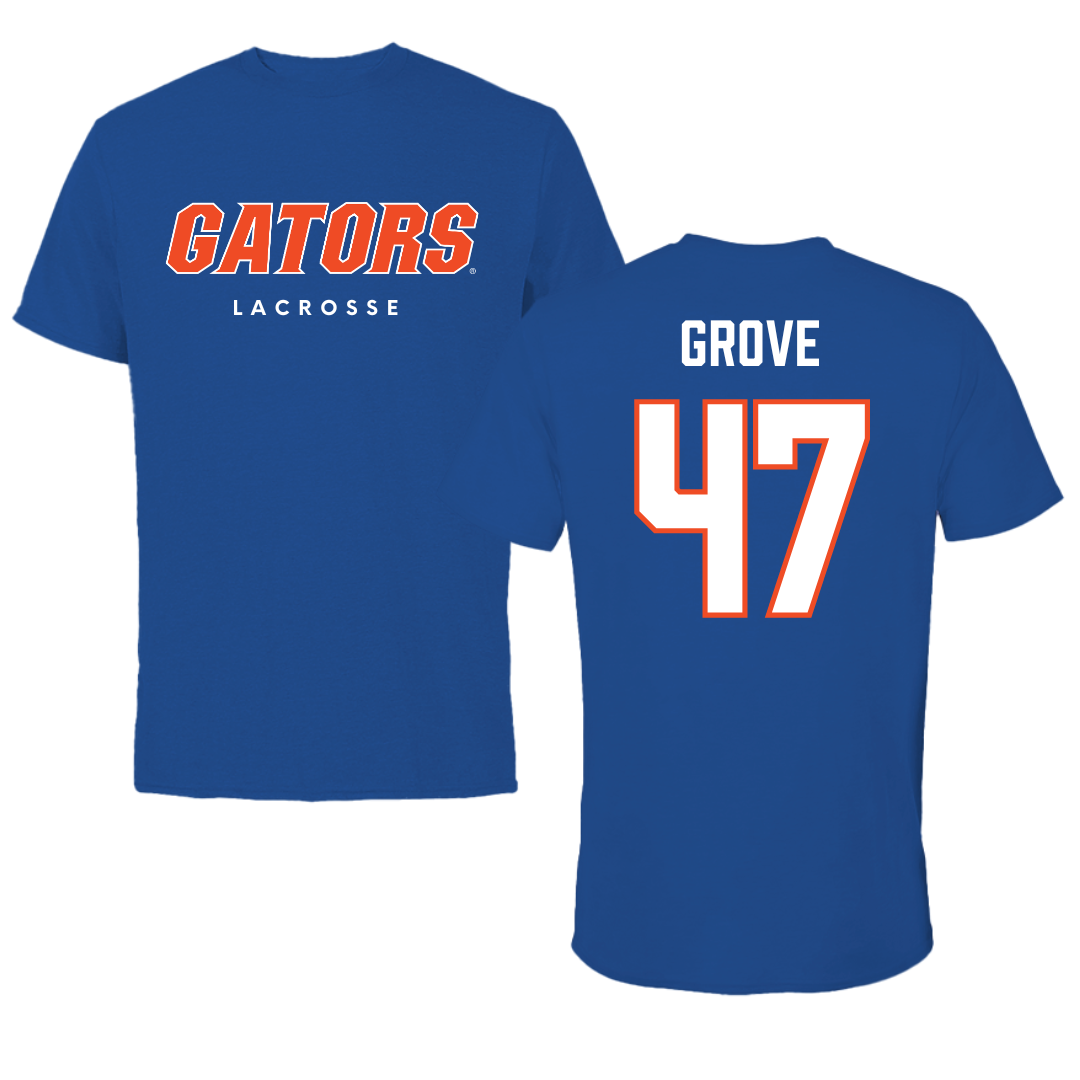 University of Florida Lacrosse True Royal Performance Tee - #47 Sara Grove