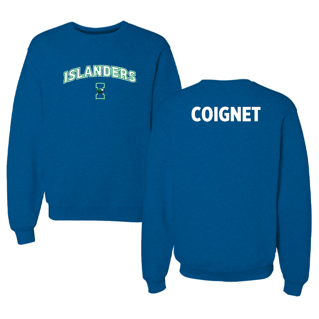 Texas A&M University-Corpus Christi Tennis Blue Crewneck - Matthieu Coignet