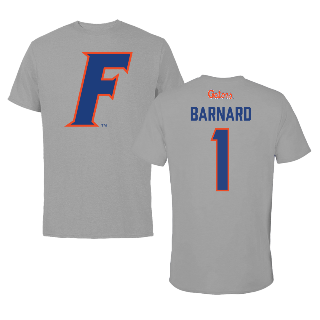 University of Florida Softball Dark Gray Performance Tee - #1 Brooke Barnard