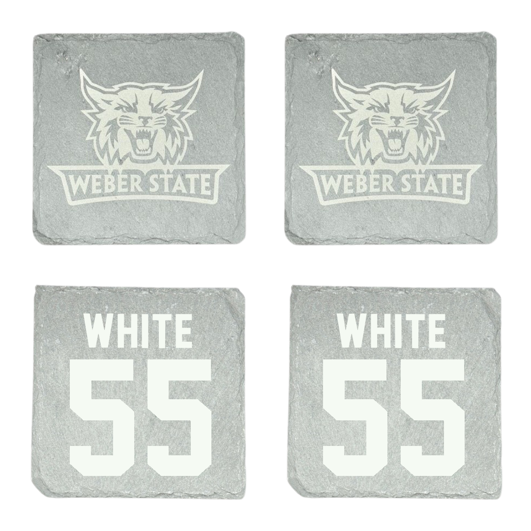 Weber State University Football Stone Coaster (4 Pack)  - #55 Jason White
