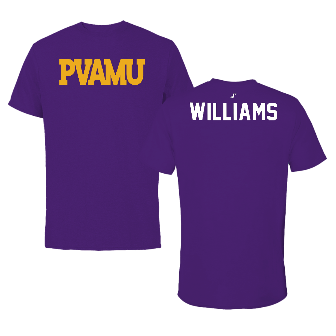 Prairie View A&M University Golf Purple Tee - Madison Williams