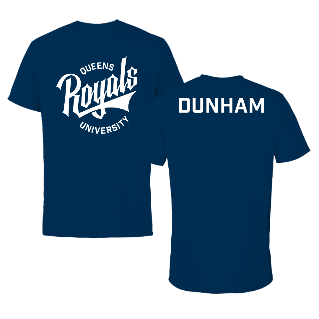 Queens University of Charlotte Rugby Navy Tee - Anna Dunham