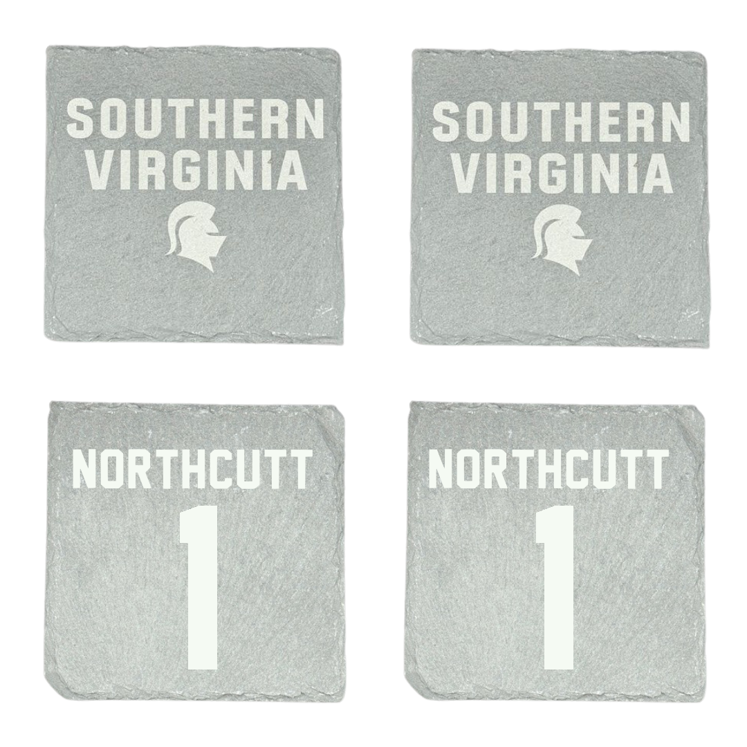 Southern Virginia University Soccer Stone Coaster (4 Pack)  - #1 Isaac Northcutt