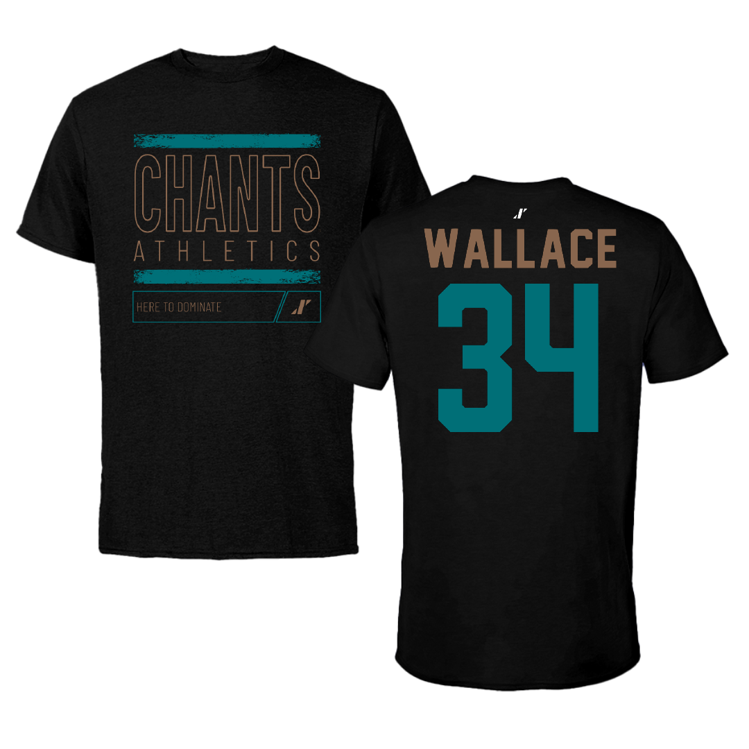 Coastal Carolina University Lacrosse Black Dominate Performance Tee - #34 Lily Wallace