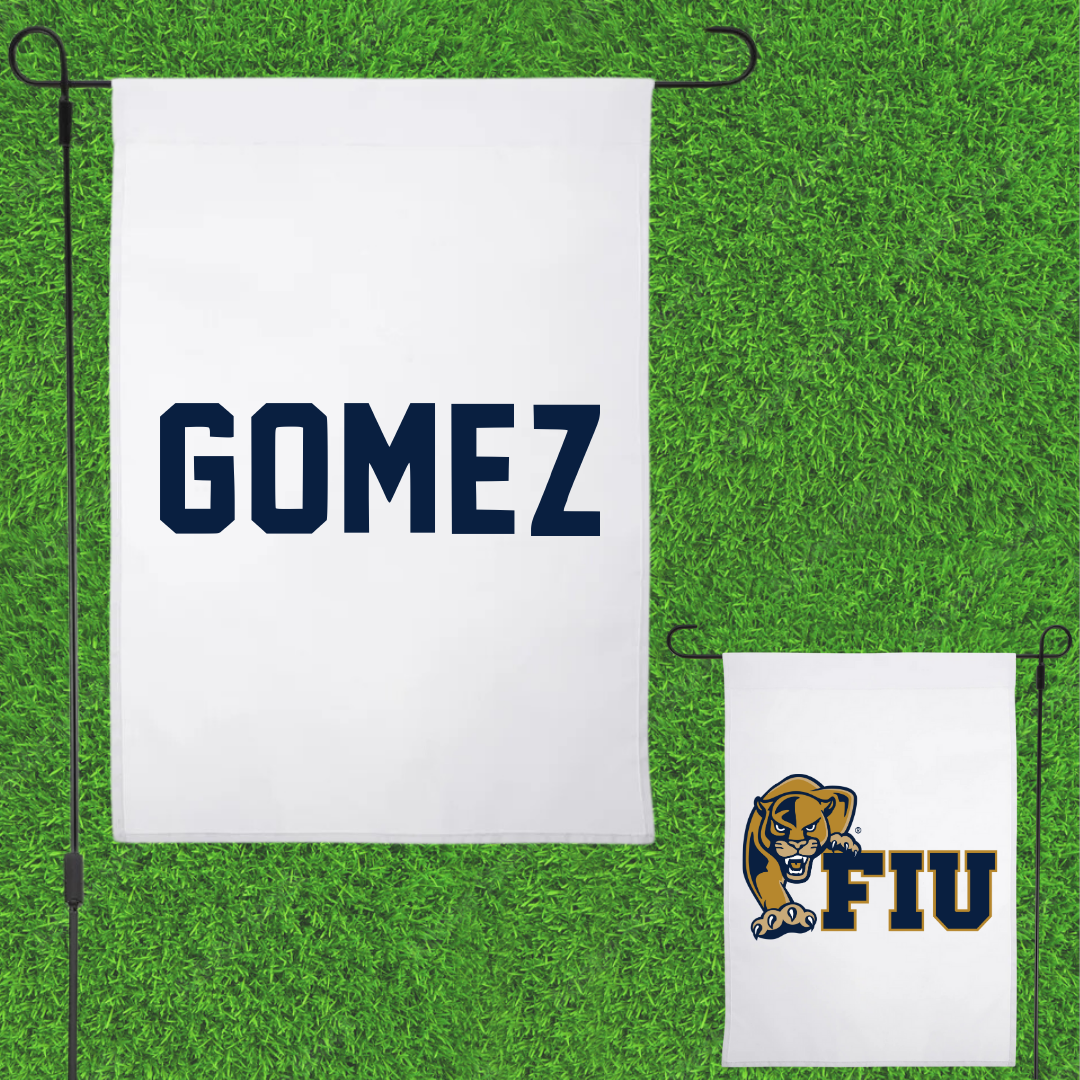 Florida International University Golf White Garden Flag - Gabriella Gomez