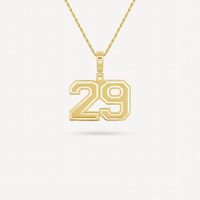 Gold Presidents Pendant and Chain - #29 Danny Schuch