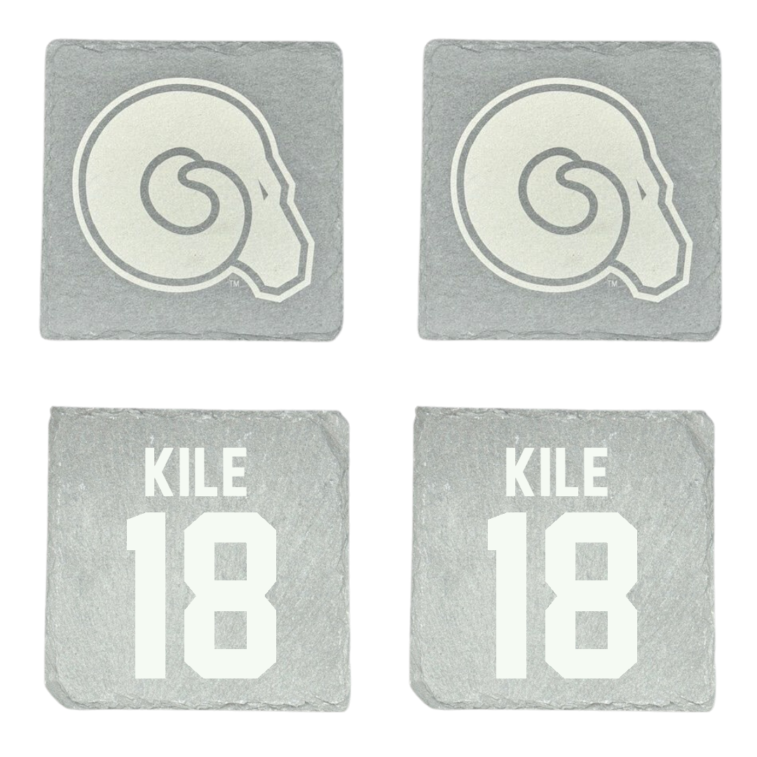 Albany State University Baseball Stone Coaster (4 Pack)  - #18 David Kile