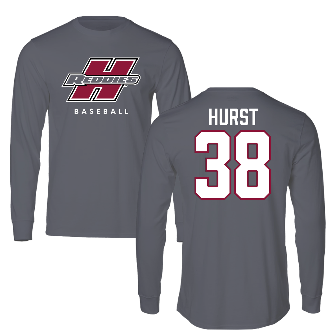 Henderson State University Baseball Gray Long Sleeve - #38 Hayden Hurst