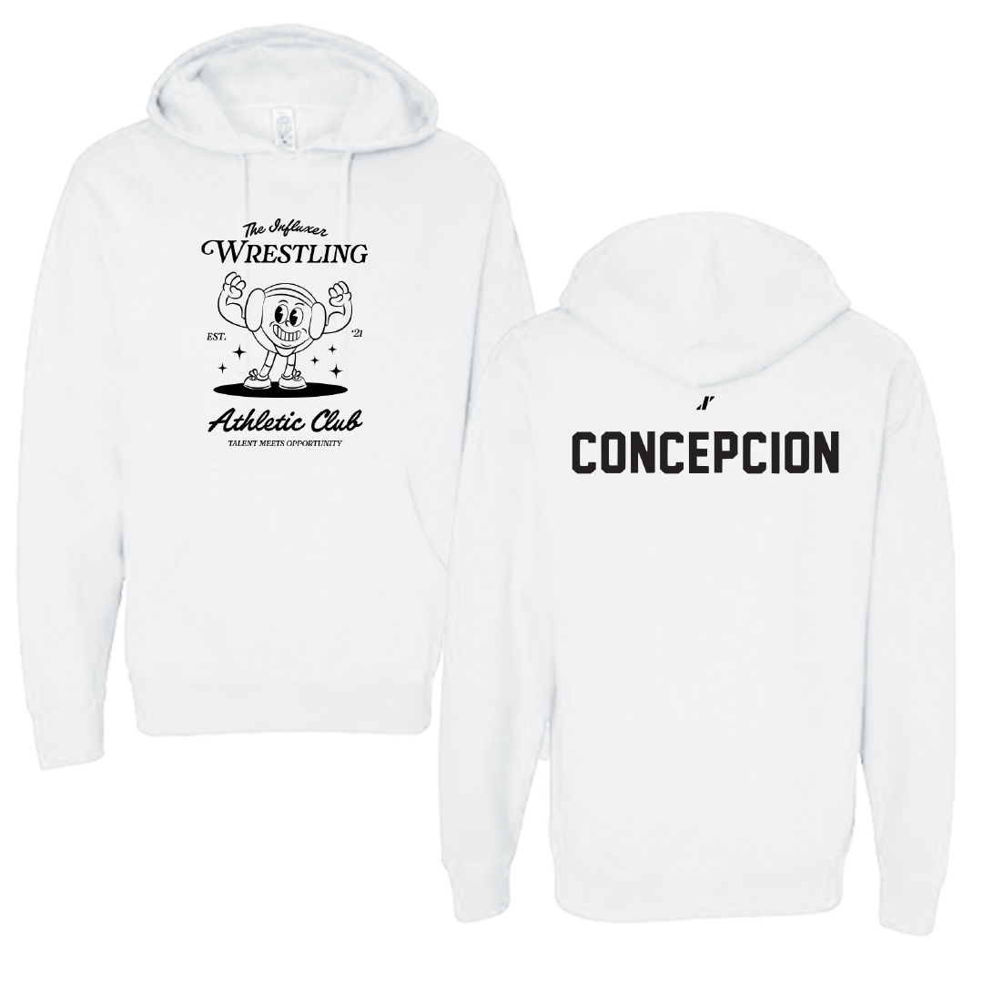 Wrestling White Influxer Athletic Club Hoodie - Adam Concepcion
