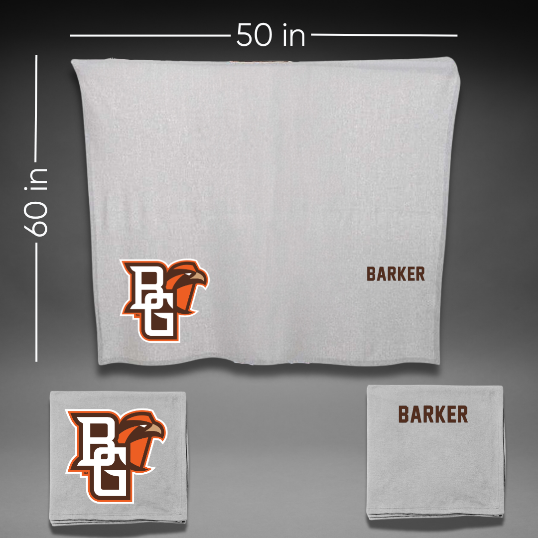 Bowling Green State University TF and XC Gray Blanket - DaMya Barker
