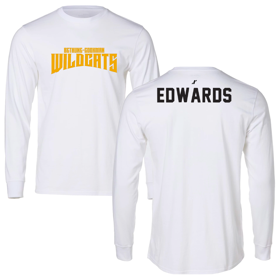 Bethune-Cookman University TF and XC White Classic Long Sleeve - Latoria Edwards