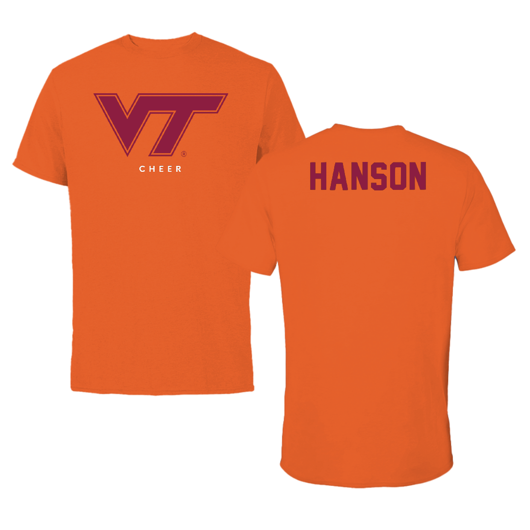 Virginia Tech Cheer True Orange Tee - Emily Hanson