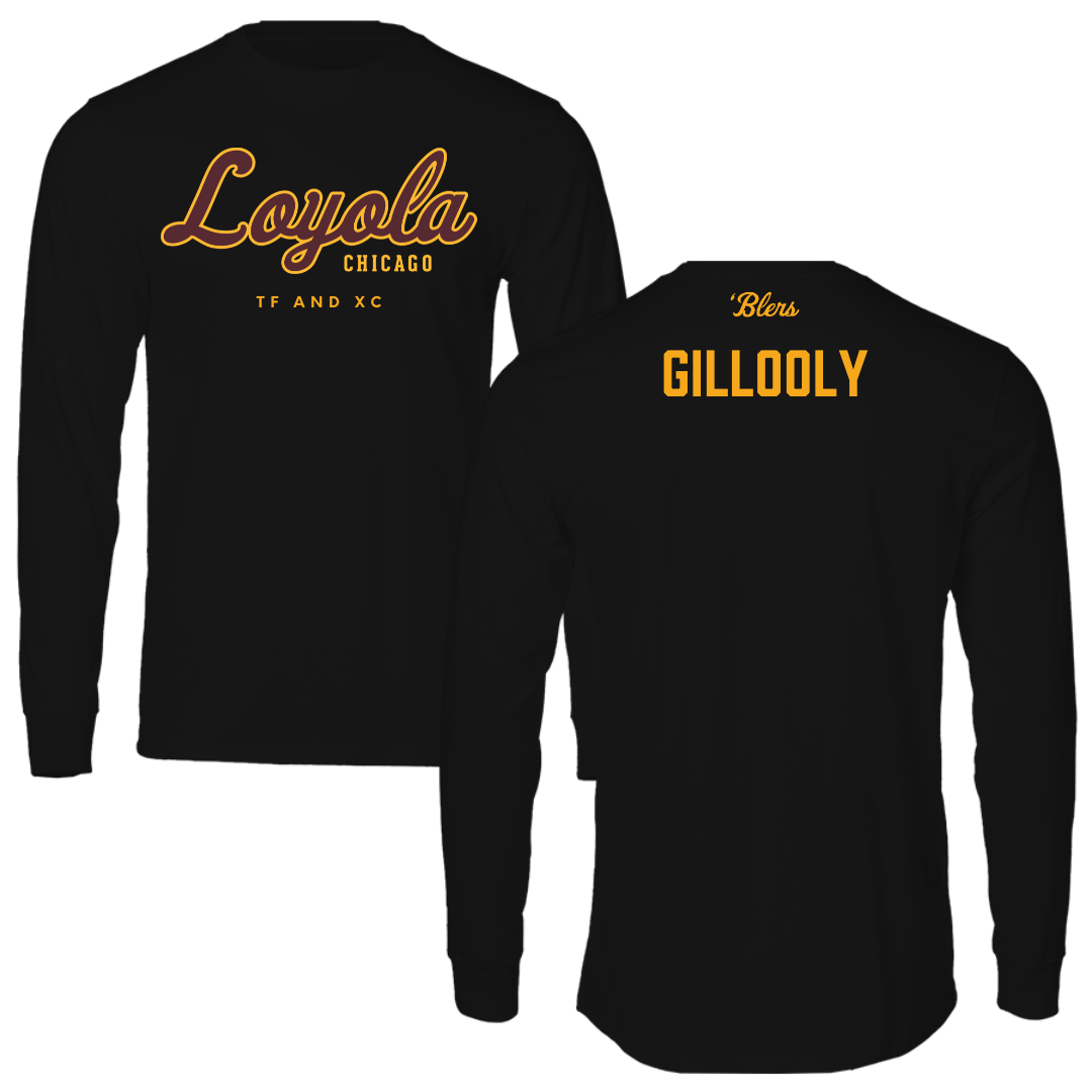 Loyola University-Chicago TF and XC Black Performance Long Sleeve - Ali Gillooly