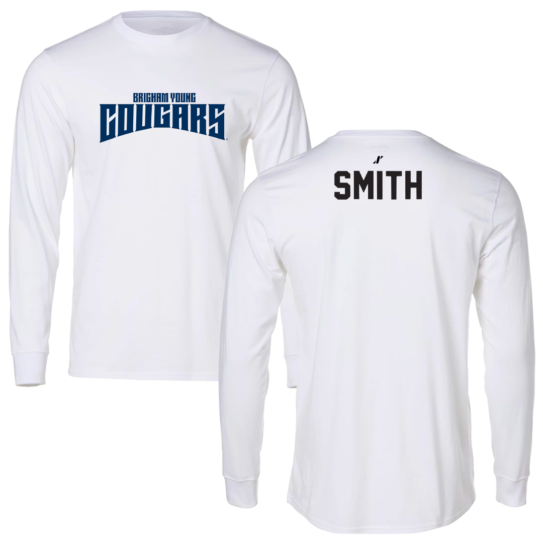 Brigham Young University Tennis White Classic Performance Long Sleeve - Madison Smith