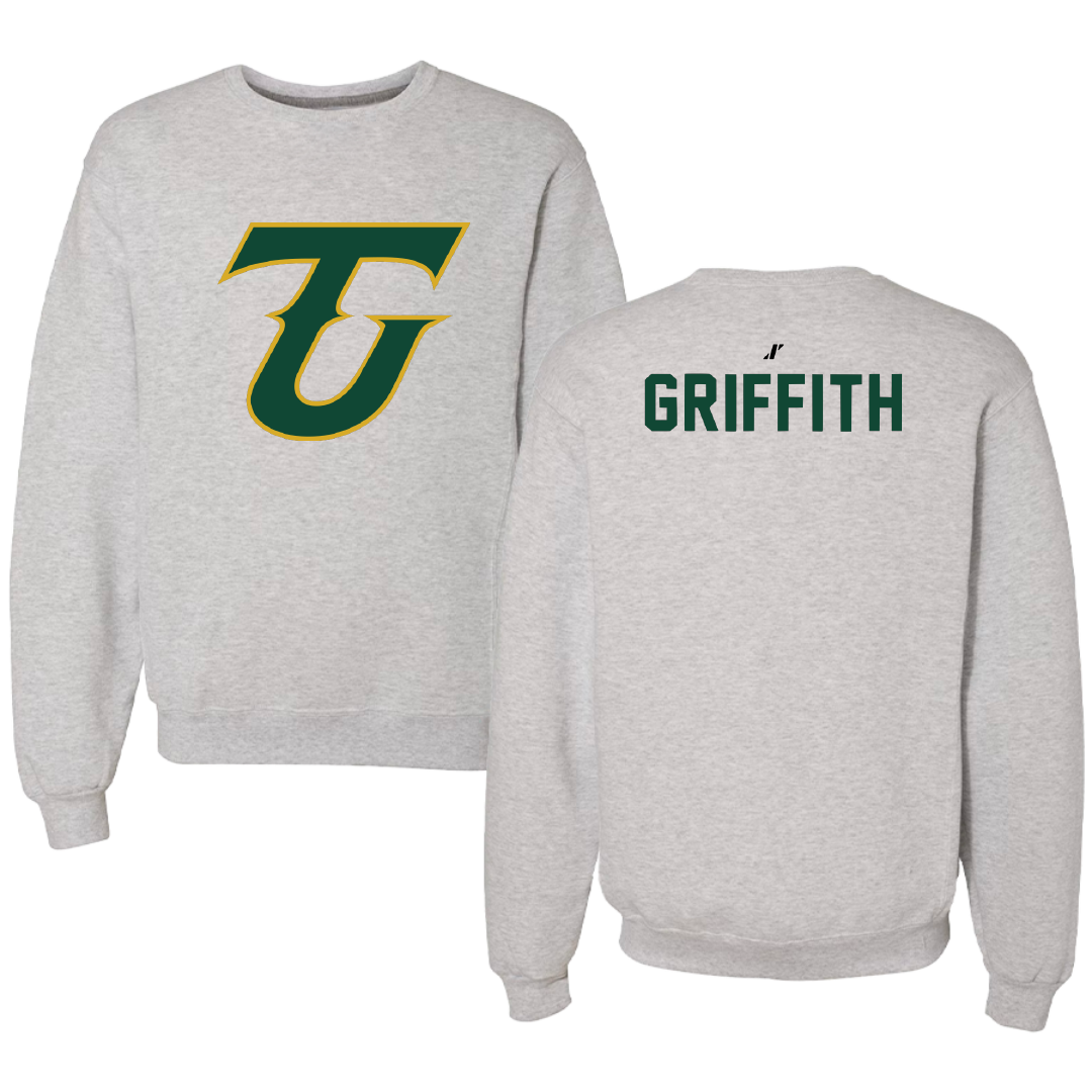 Tiffin University Wrestling Light Gray Crewneck - Alex Griffith