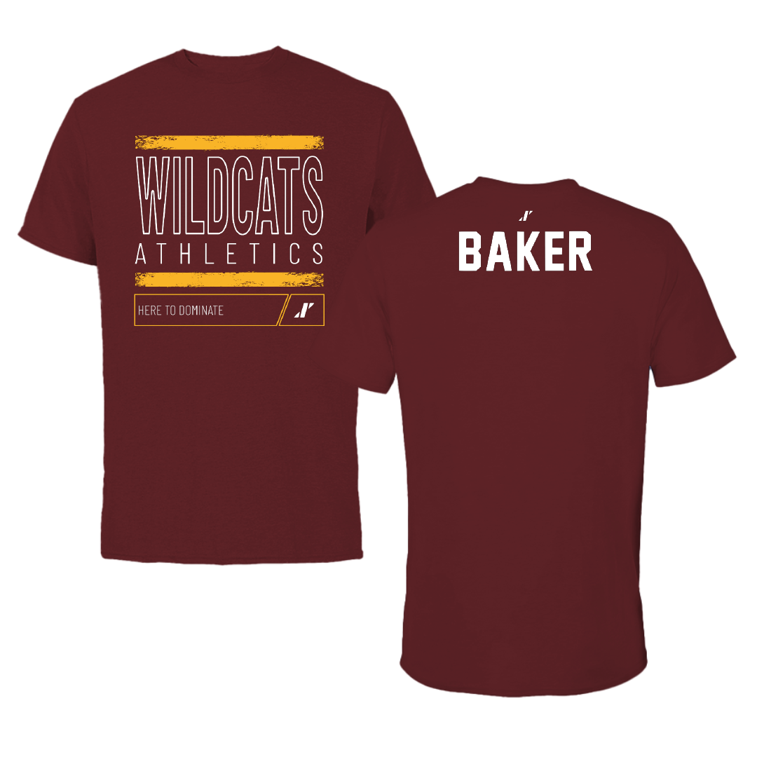 Bethune-Cookman University Cheer Maroon Dominate Tee - Tatum Baker