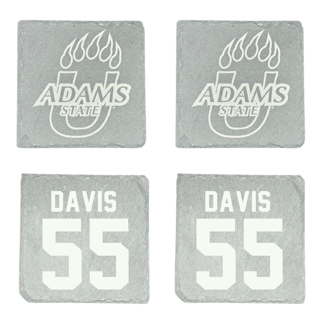 Adams State University Softball Stone Coaster (4 Pack)  - #55 Aubree Davis