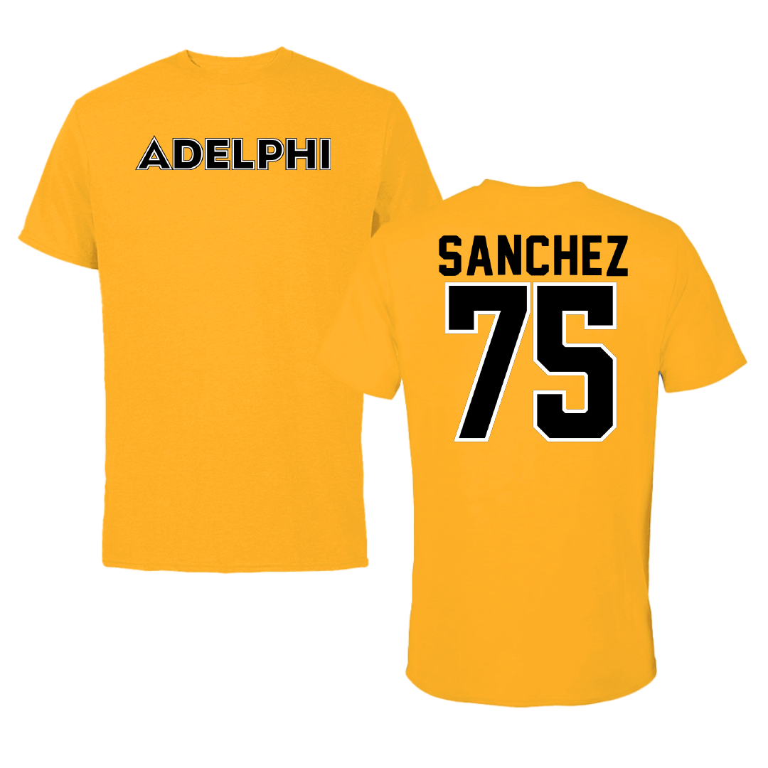 Adelphi University Bowling Gold Tee - #75 Jillian Sanchez