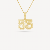 Gold Presidents Pendant and Chain - #55 Trey Cohron