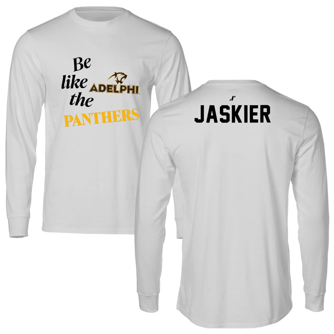 Adelphi University Golf Light Gray Be Like Us Long Sleeve - Lauren Jaskier