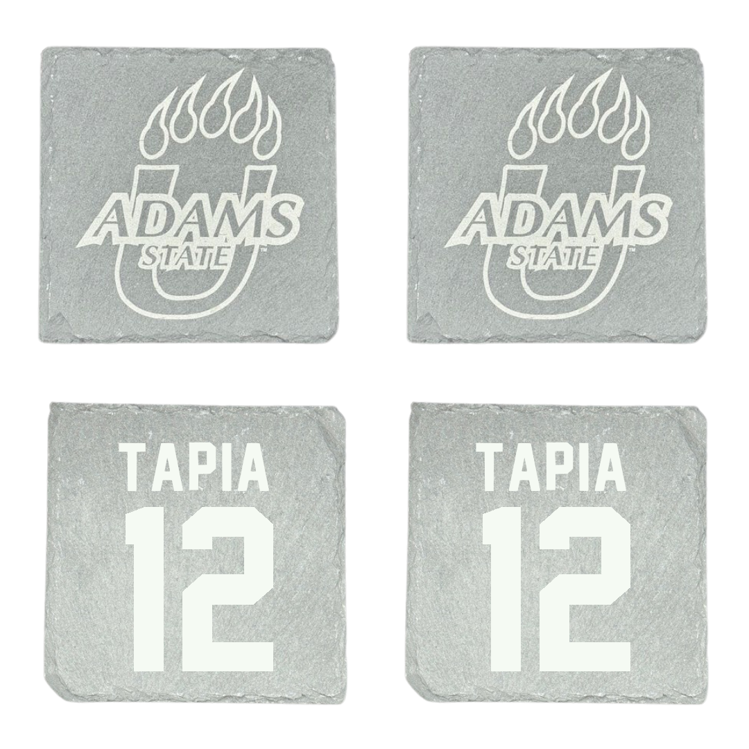 Adams State University Basketball Stone Coaster (4 Pack)  - #12 Jude Tapia