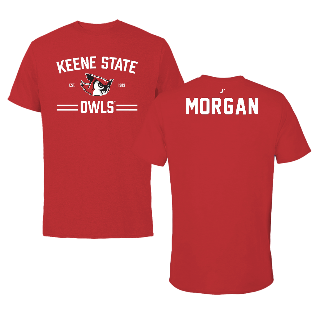 Keene State College Cheer Red General Performance Tee - Isyss Morgan