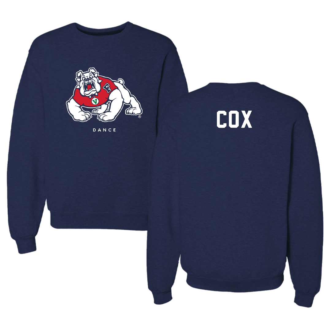 Fresno State University Dance Navy Crewneck - Brooke Cox