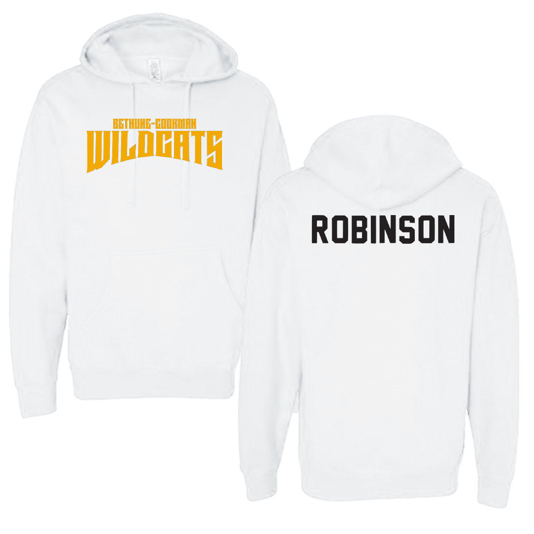 Bethune-Cookman University TF and XC White Classic Hoodie - Damaris Robinson