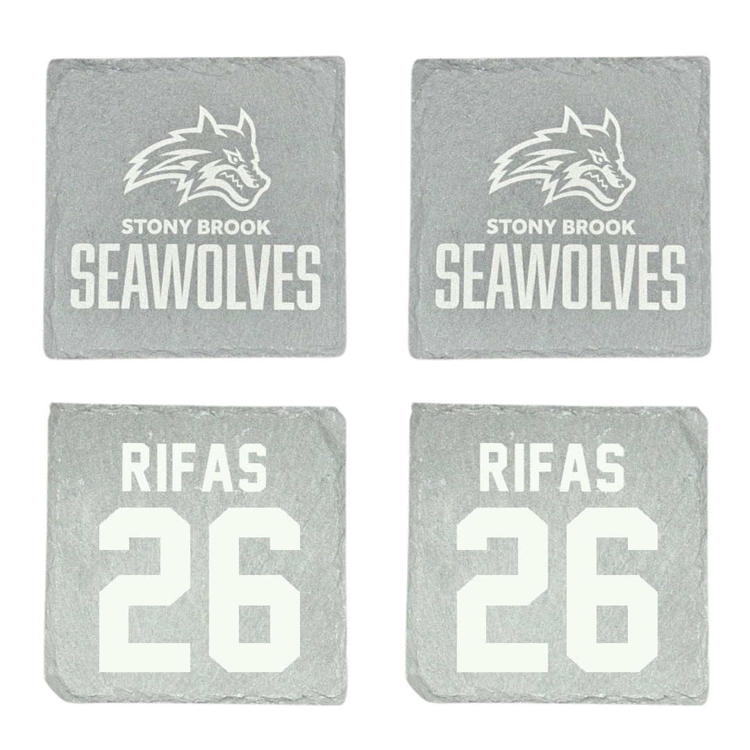 Stony Brook University Soccer Stone Coaster (4 Pack)  - #26 Leah Rifas