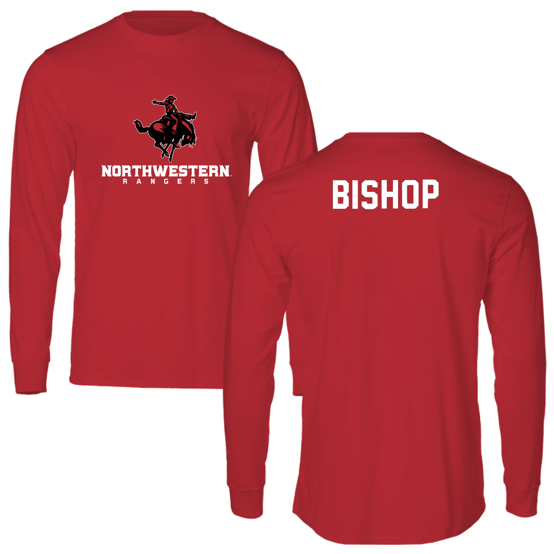 Northwestern Oklahoma State University TF and XC Red Performance Long Sleeve - Tyrese Bishop