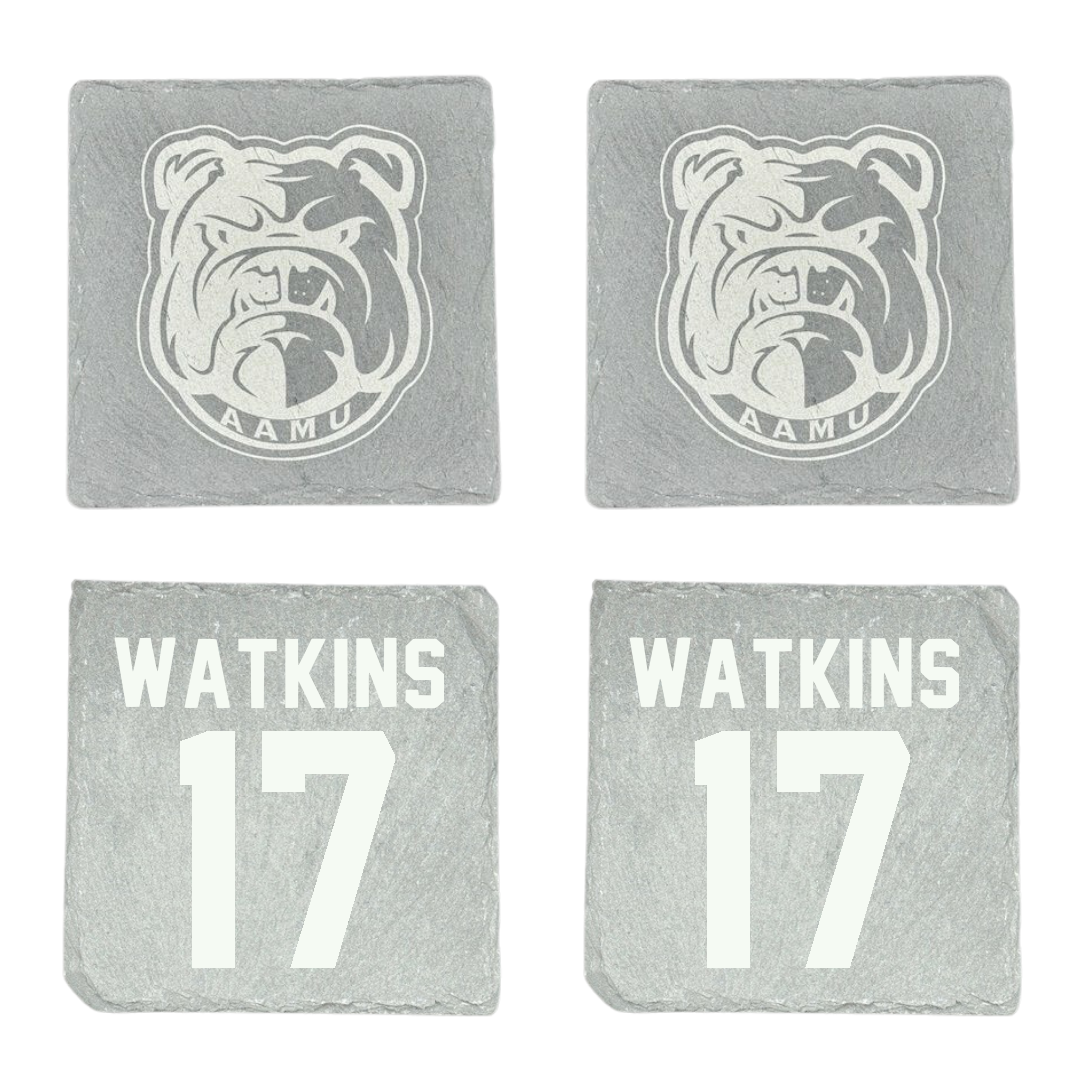 Alabama A&M University Soccer Stone Bulldogs Coaster (4 Pack)  - #17 Moriah Watkins