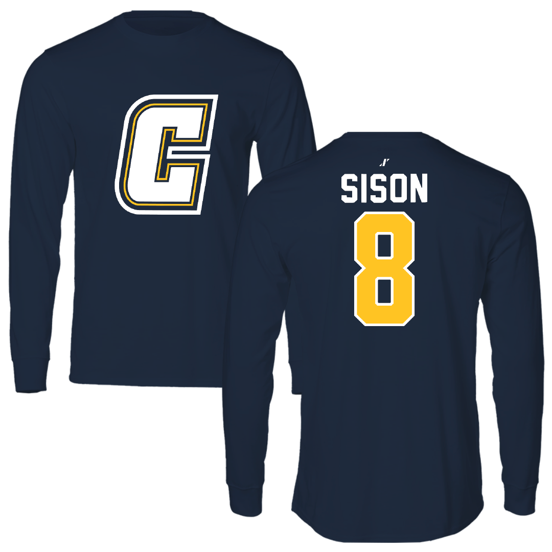 Coker University Acrobatics & Tumbling Navy Long Sleeve - #8 Olivia Sison