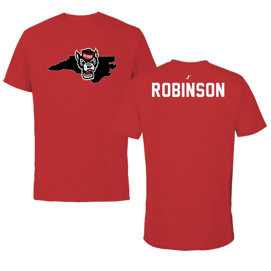 North Carolina State University Wrestling Red State Tee - Vincent Robinson