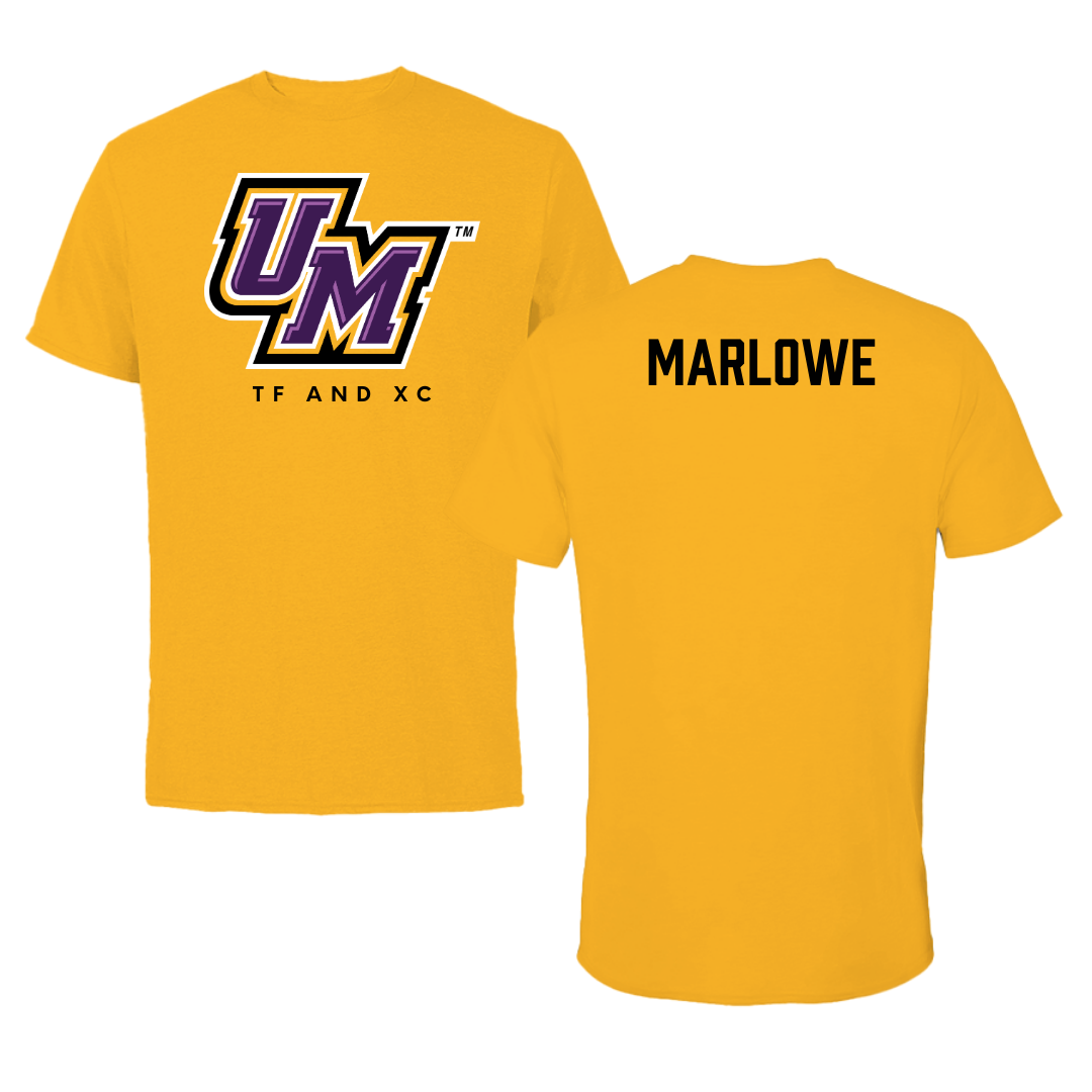 University of Montevallo TF and XC Gold Performance Tee - Brayden Marlowe
