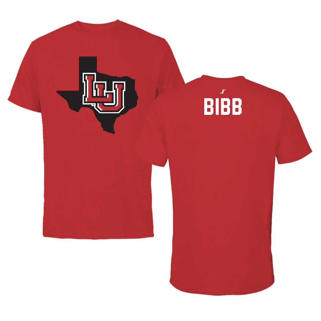 Lamar University TF and XC Red State Performance Tee - Claire Bibb