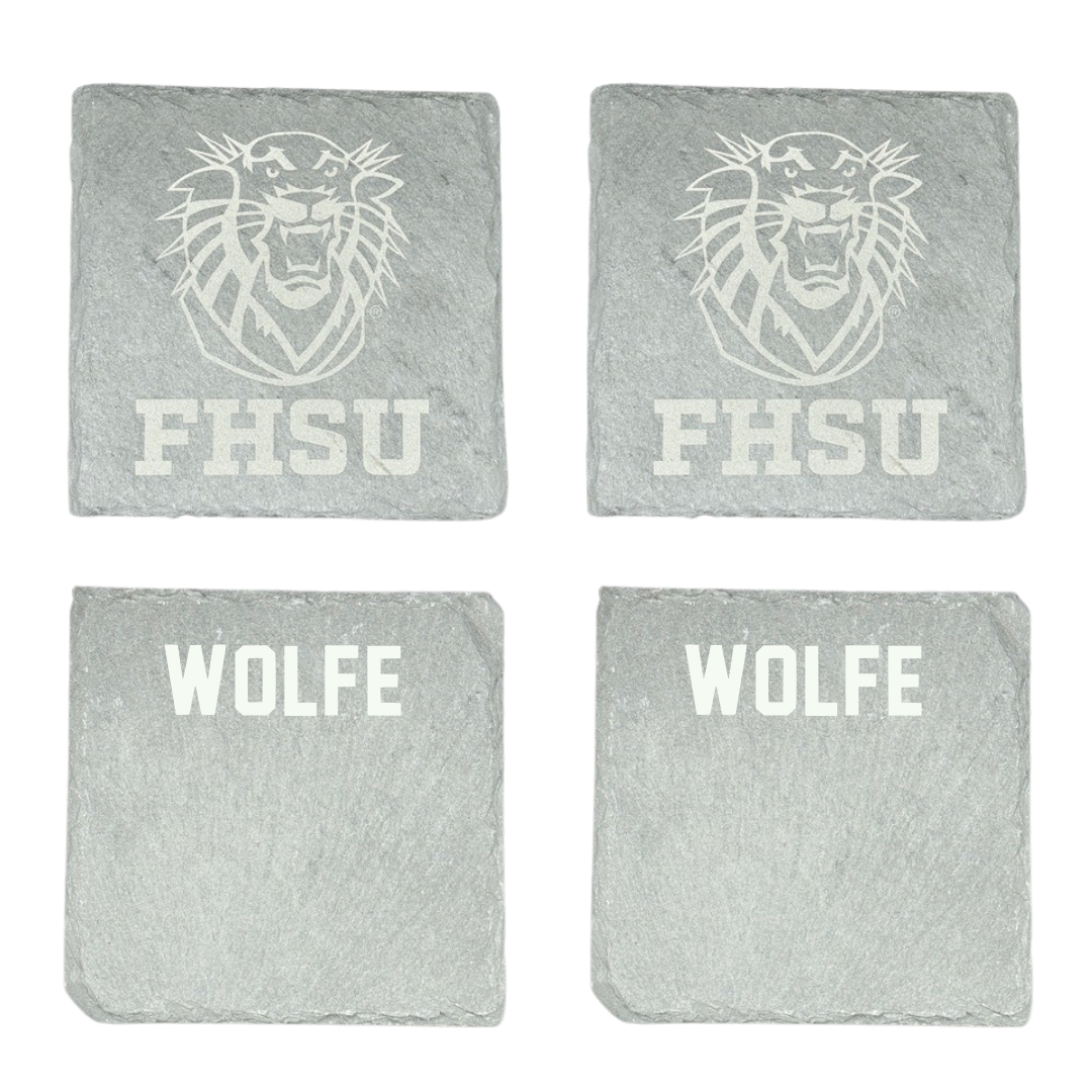 Fort Hays State University TF and XC Stone Tigers Coaster (4 Pack)  - Emery Wolfe