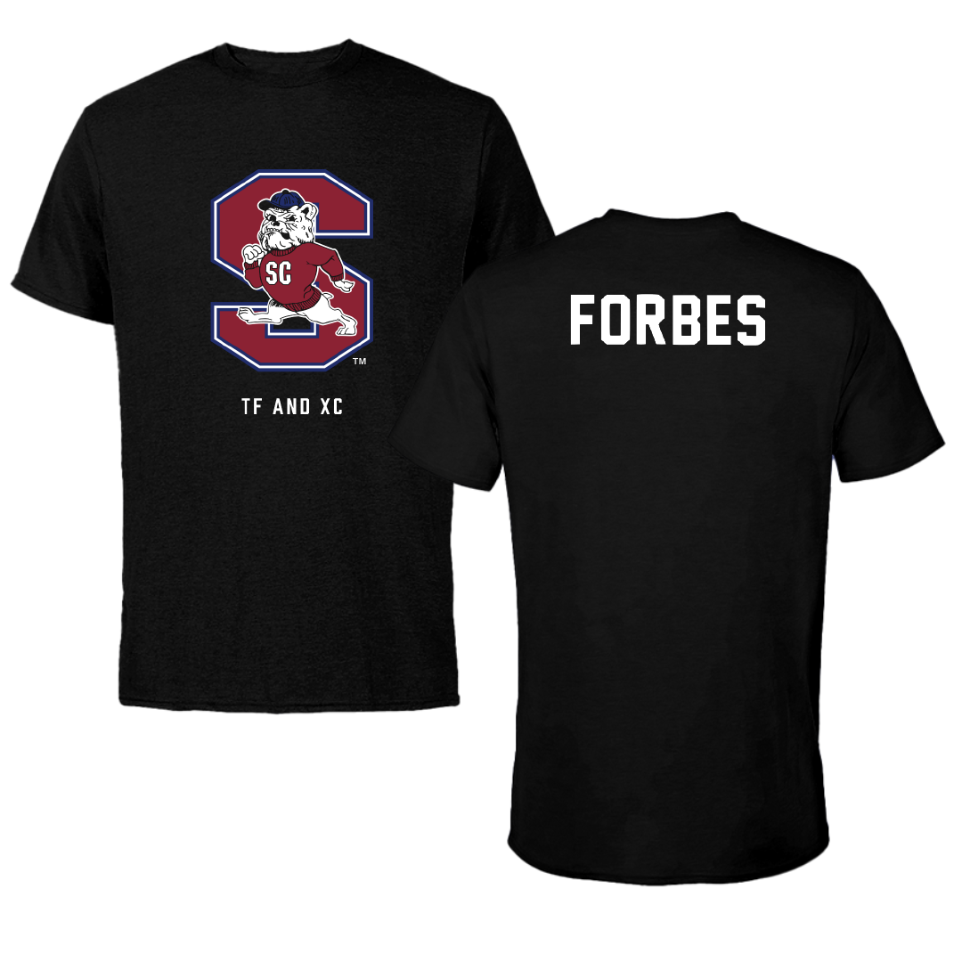 South Carolina State University TF and XC Black Performance Tee - Kemal Forbes