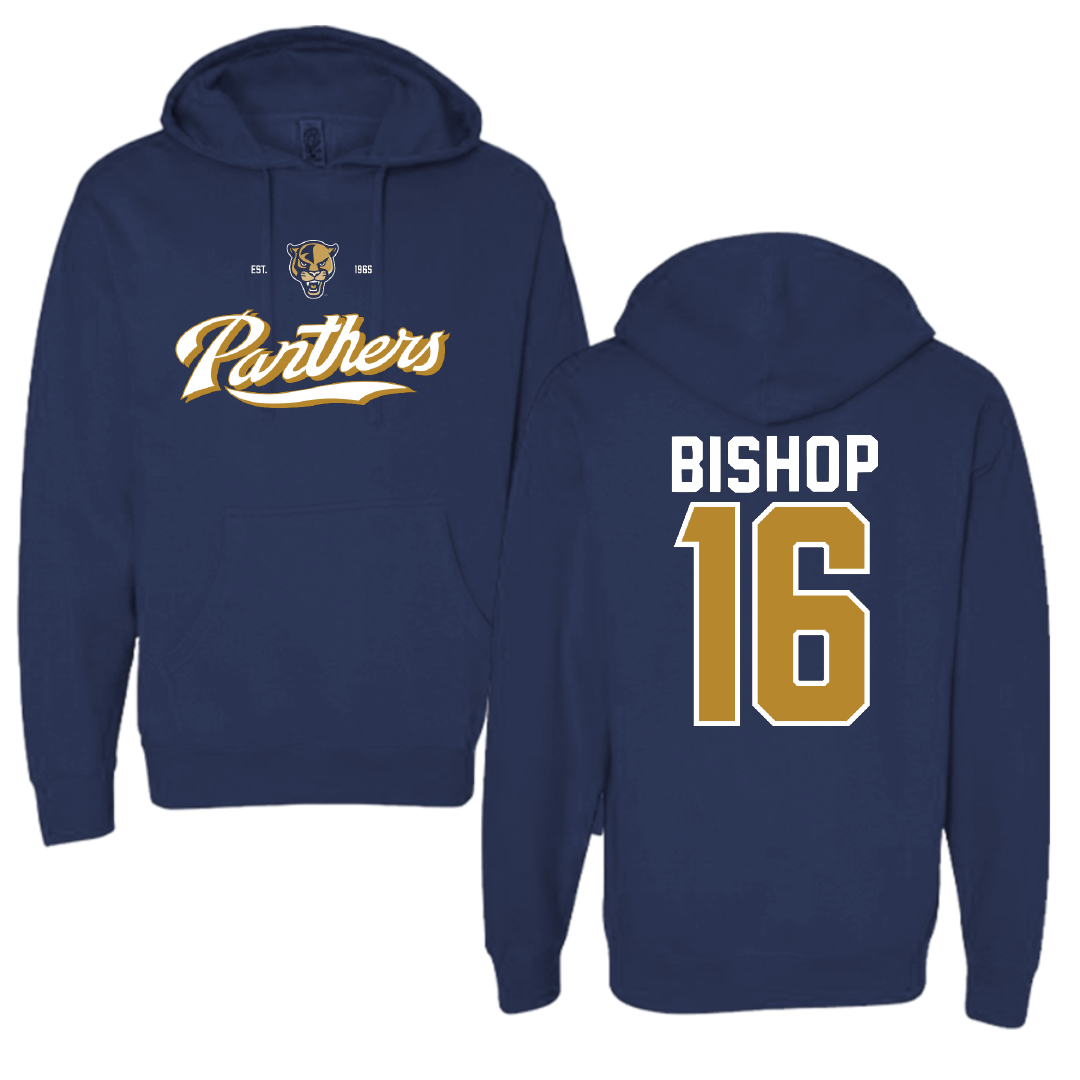 Florida International University Baseball Navy General Hoodie - #16 Jaydon Bishop