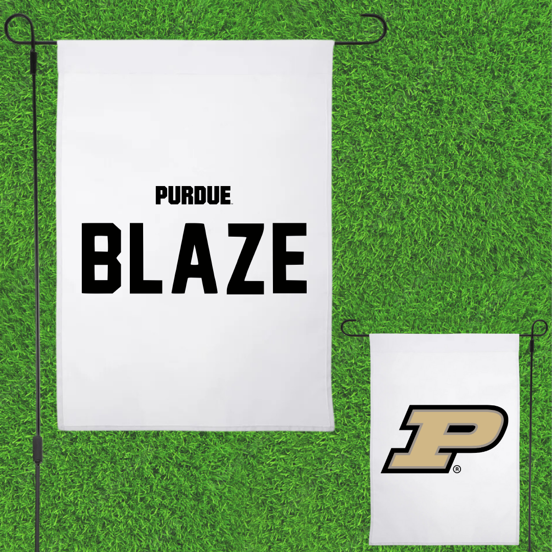 Purdue University Wrestling White Garden Flag - Joey Blaze