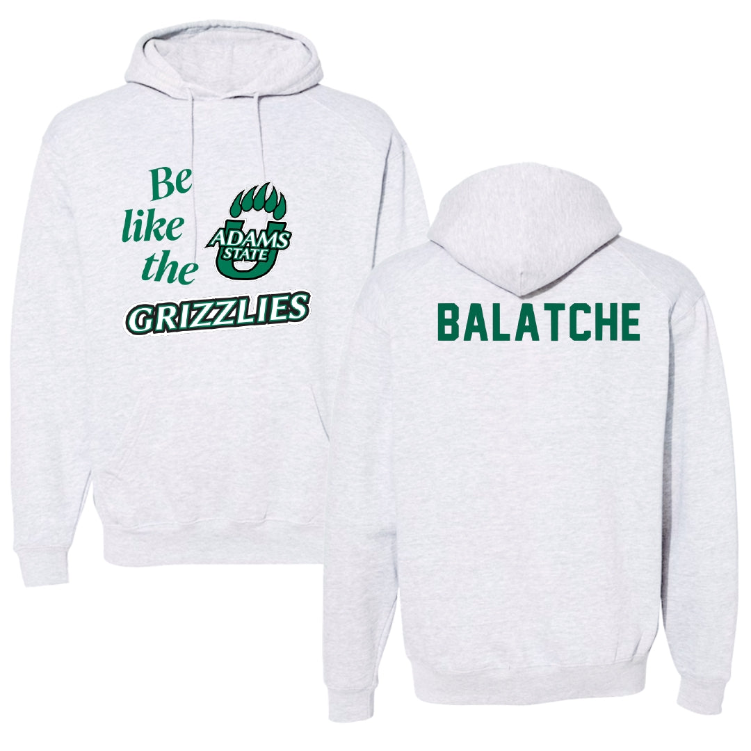 Adams State University Basketball Light Gray Be Like Us Hoodie - Duncan Balatche