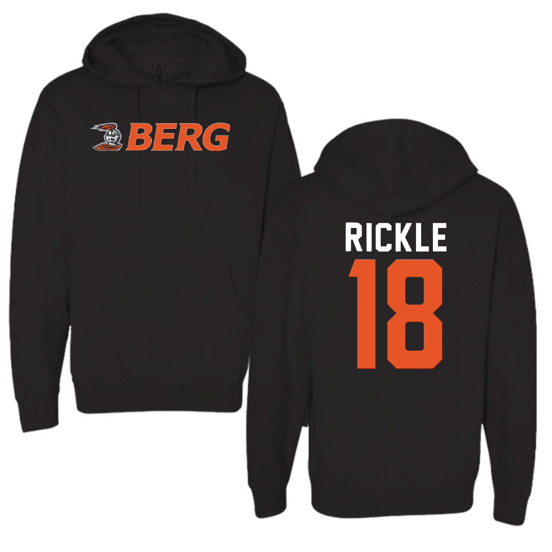 Heidelberg University Football Black Hoodie - #18 Lance Rickle