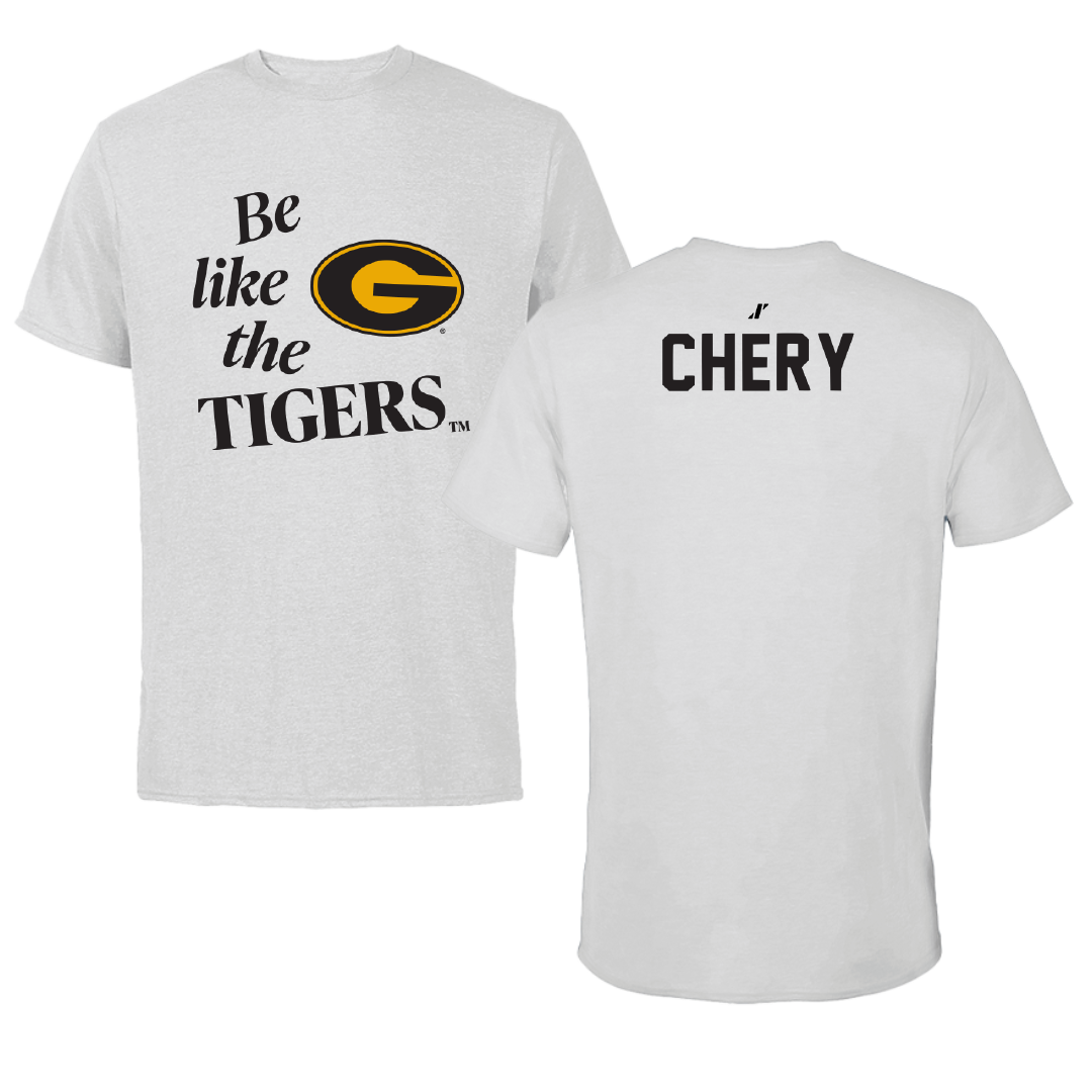 Grambling State University TF and XC Light Gray Be Like Us Performance Tee - Quincy Chery