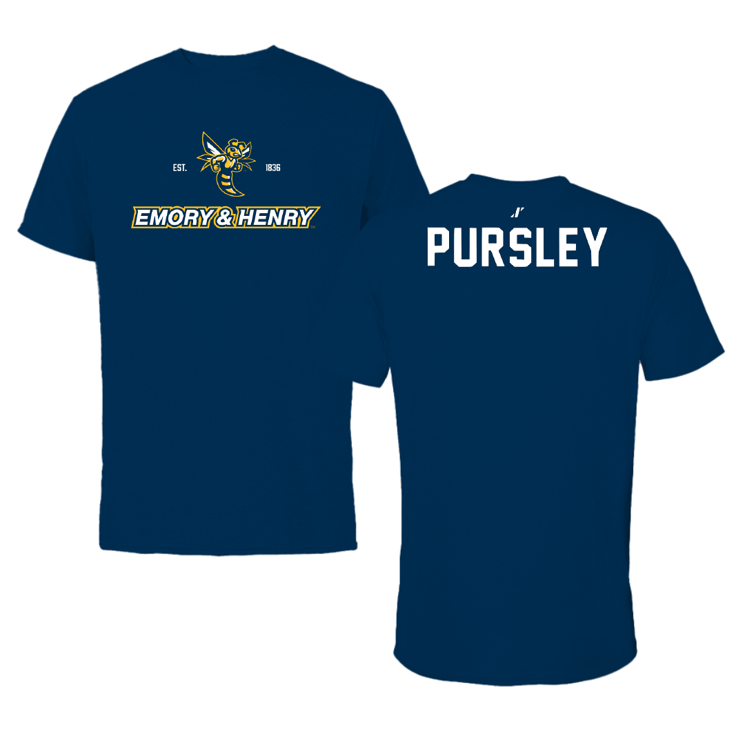 Emory & Henry College Tennis Navy General Performance Tee - Olivia Pursley