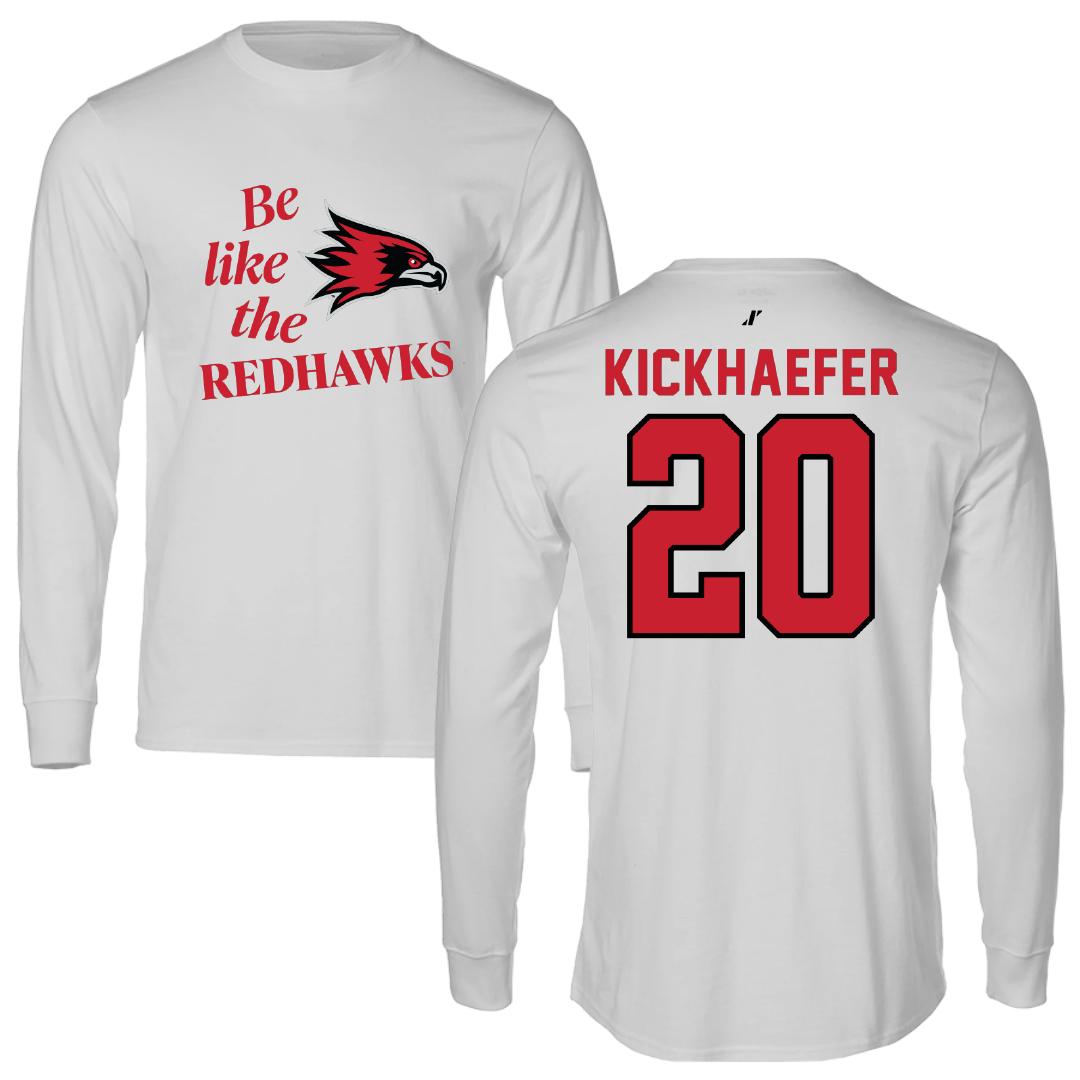 Southeast Missouri State University Baseball Light Gray Be Like Us Performance Long Sleeve - #20 Caden Kickhaefer