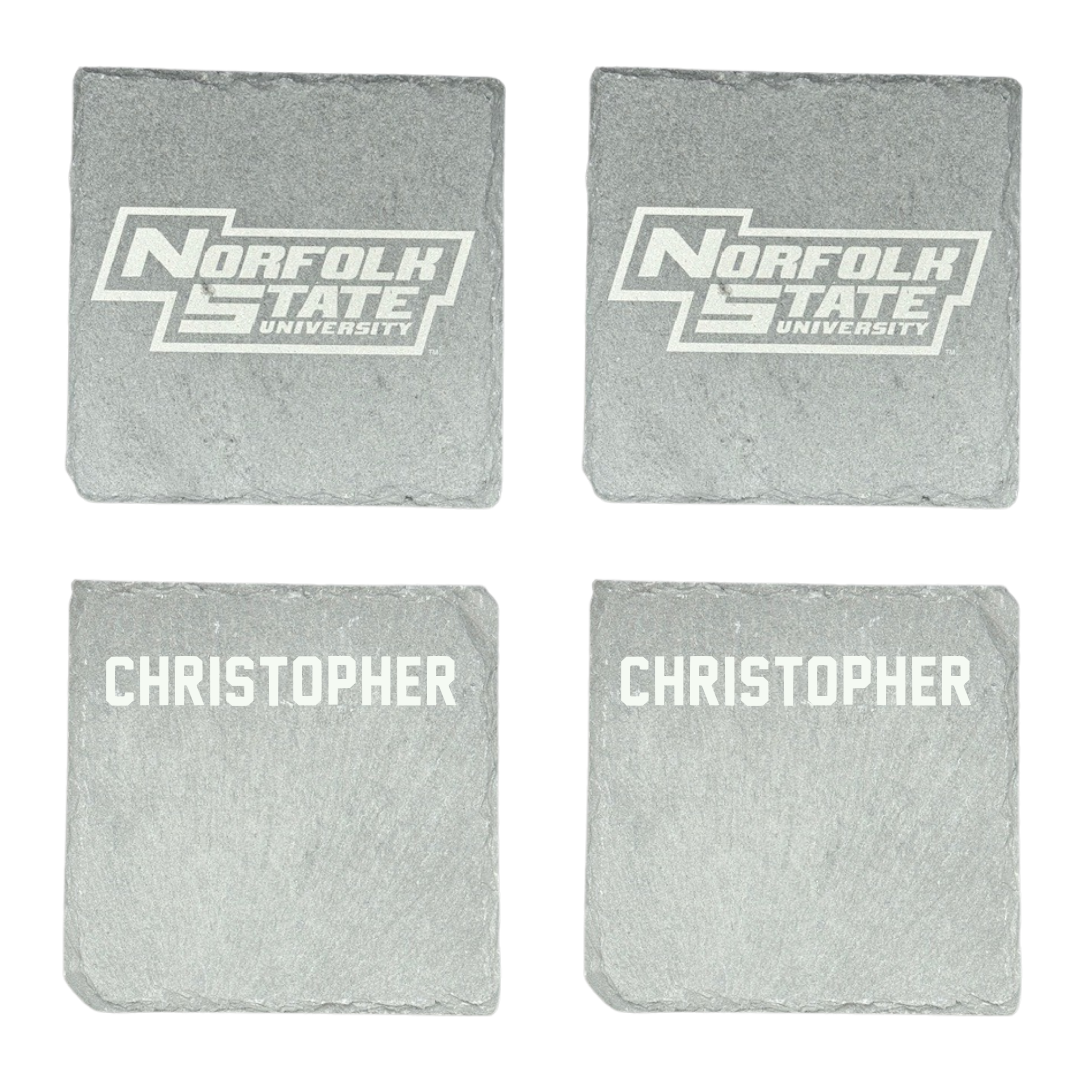 Norfolk State University TF and XC Stone Coaster (4 Pack)  - Jahquan Christopher