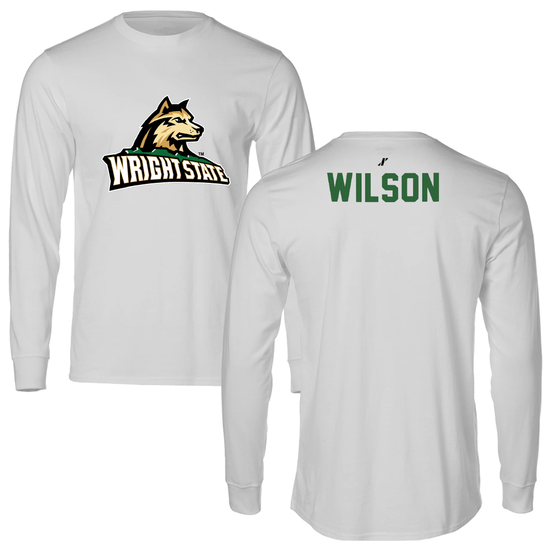 Wright State University TF and XC Light Gray Performance Long Sleeve - Brooke Wilson