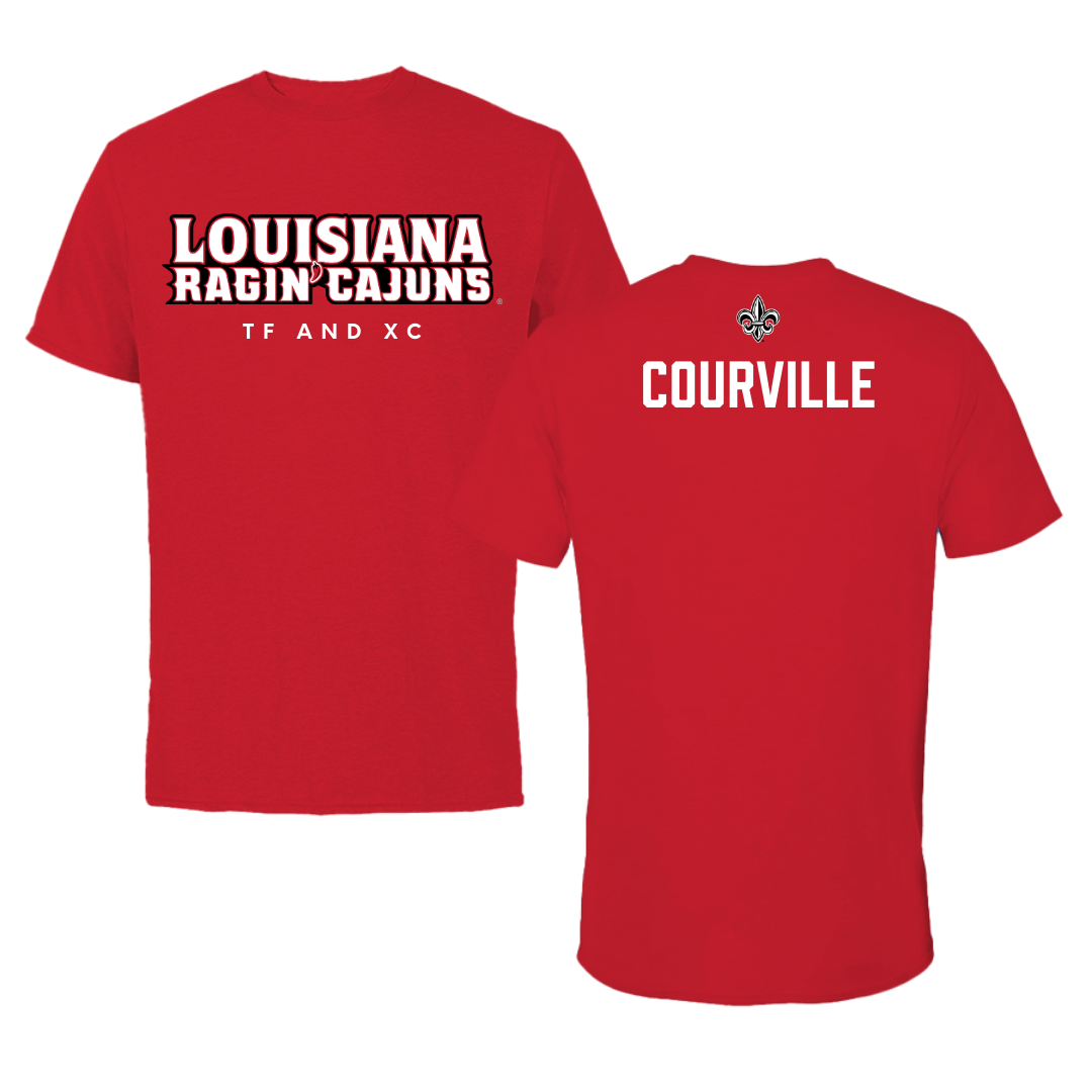 University of Louisiana at Lafayette TF and XC Red Performance Tee - Juliana Courville