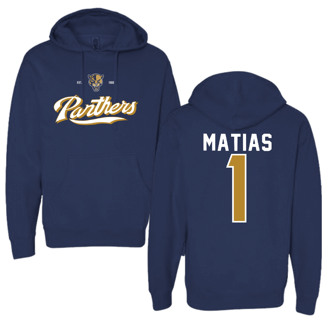 Florida International University Volleyball Navy General Hoodie - #1 Emily Matias