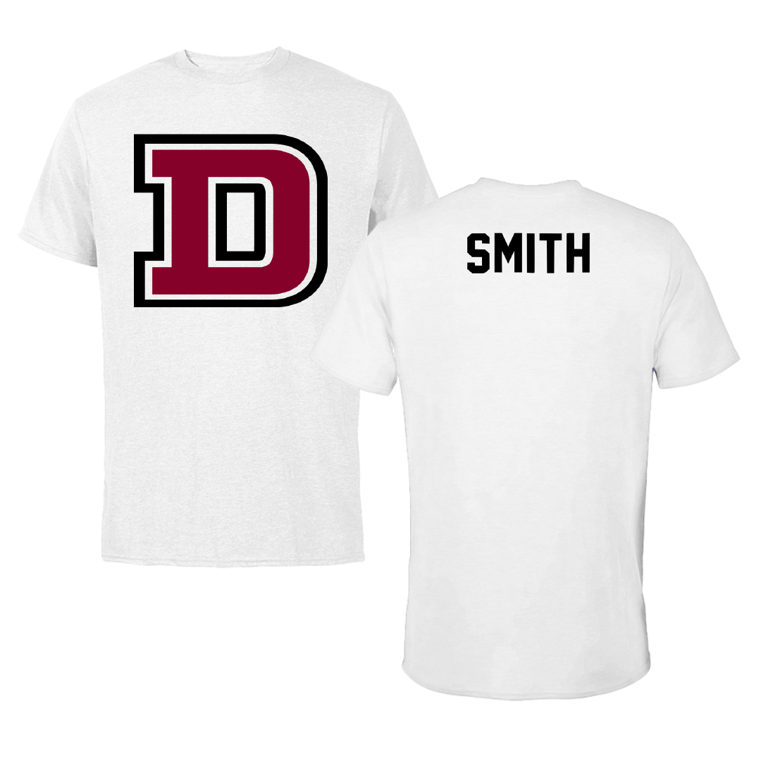 Dean College TF and XC White Performance Tee - Violet Smith