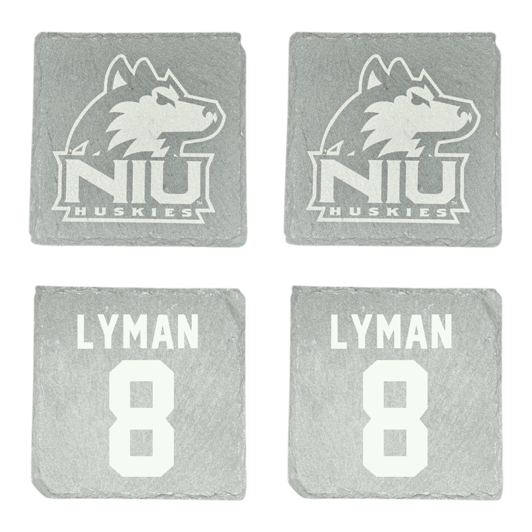 Northern Illinois University Baseball Stone Coaster (4 Pack)  - #8 John Lyman